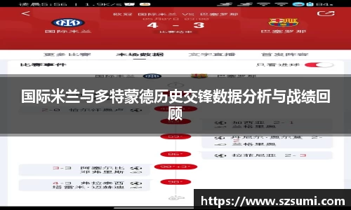 国际米兰与多特蒙德历史交锋数据分析与战绩回顾